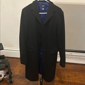 GAP Men's Black Trench Coat